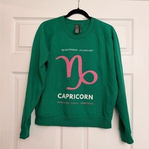 Anthropologie Capricorn crewneck art by Catherine O’Sullivan | size small
